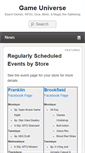 Mobile Screenshot of game-universe.com
